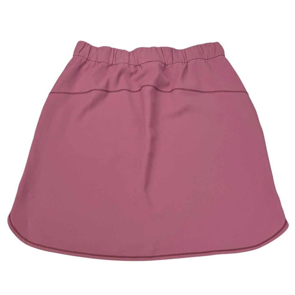 LULULEMON On The Fly Woven Skirt Size 12 Misty Merlot - Picture 6 of 8